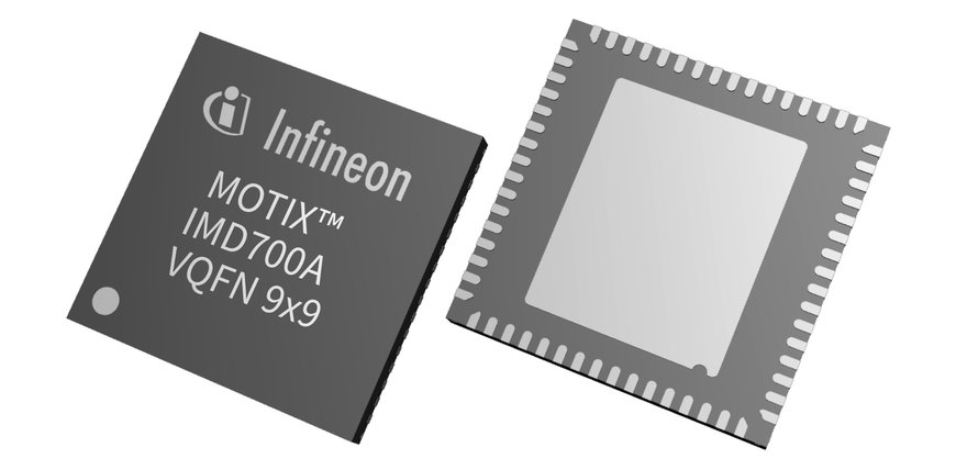 Infineon stellt hochintegrierte MOTIX™-Motorsteuerung und 3-Phasen-Gate-Treiber vor